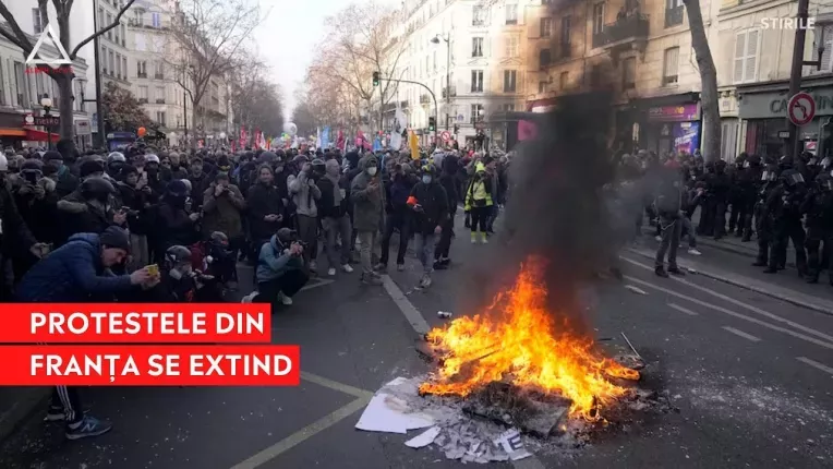 Alte 719 persoane au fost arestate in Franta in urma protestelor