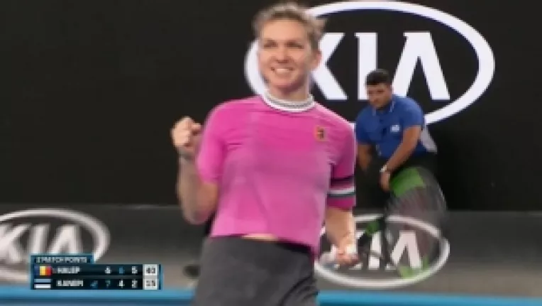 Australian Open: Simona Halep a invins-o pe Kaia Kanepi si s-a calificat in turul secund