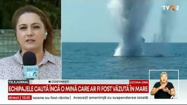 Explozie la Costinesti, produsa, cel mai probabil, de o mina marina