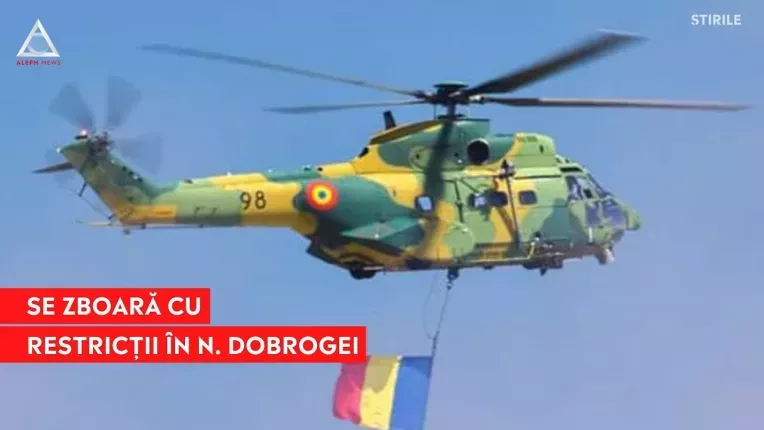 Romania inchide spatiul aerian in nordul Dobrogei