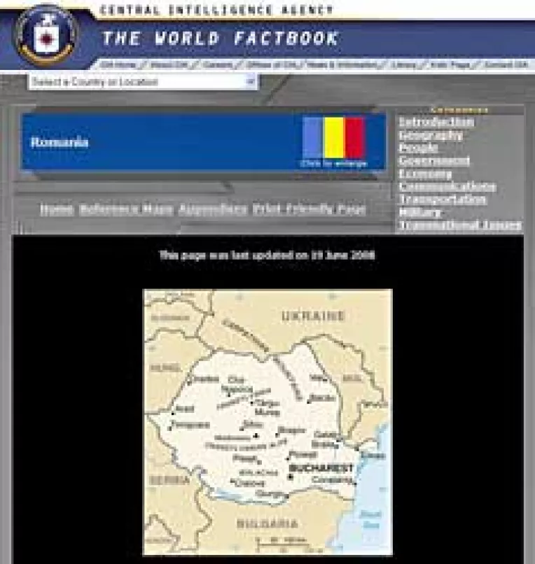 Secrete de stat ale Romaniei sunt la liber pe site-ul oficial al CIA