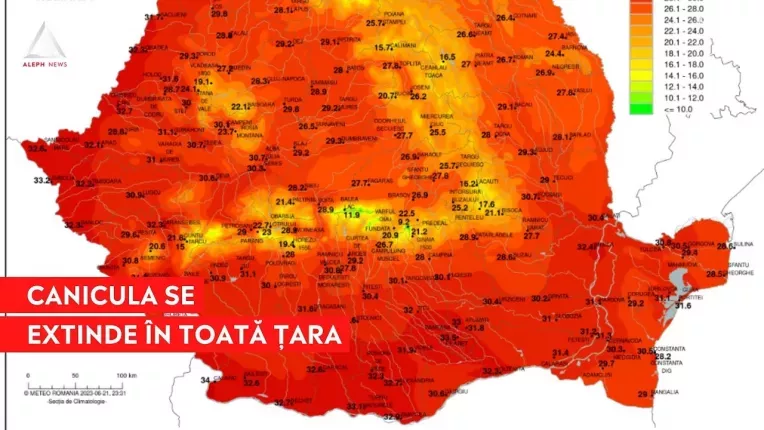 STII: Meteorologii anunta zile de foc