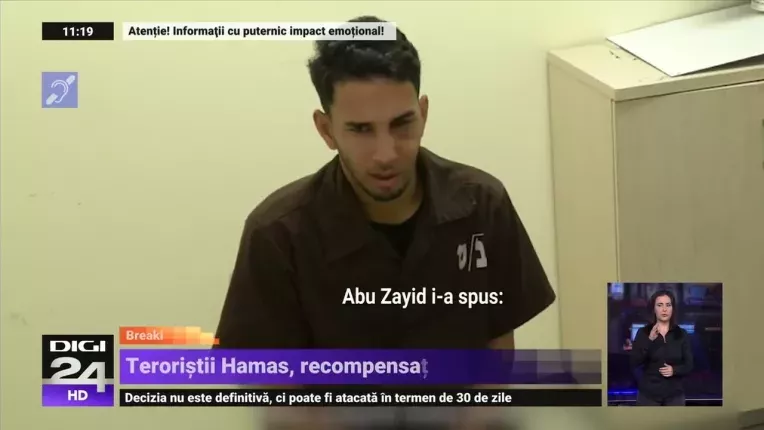 Teroristii Hamas capturati fac dezvaluiri. Pentru fiecare ostatic urmau sa primeasca un apartament